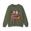 Eyeball Escape Duck Crewneck Sweatshirt – Crazy Cartoon Style
